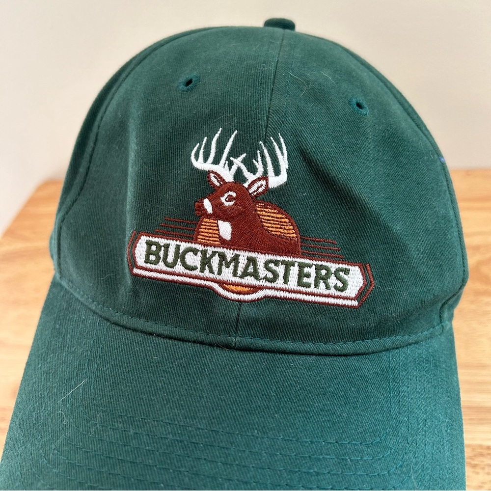 Vintage Buckmasters Hunter Green Deer SnapBack Adjustable‎ Hat